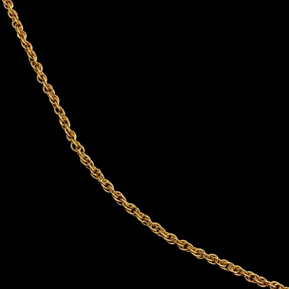 Vintage AVON SP Gold Tone Virgo Pendant with Rhinestone Charm Necklace - Picture 5 of 8